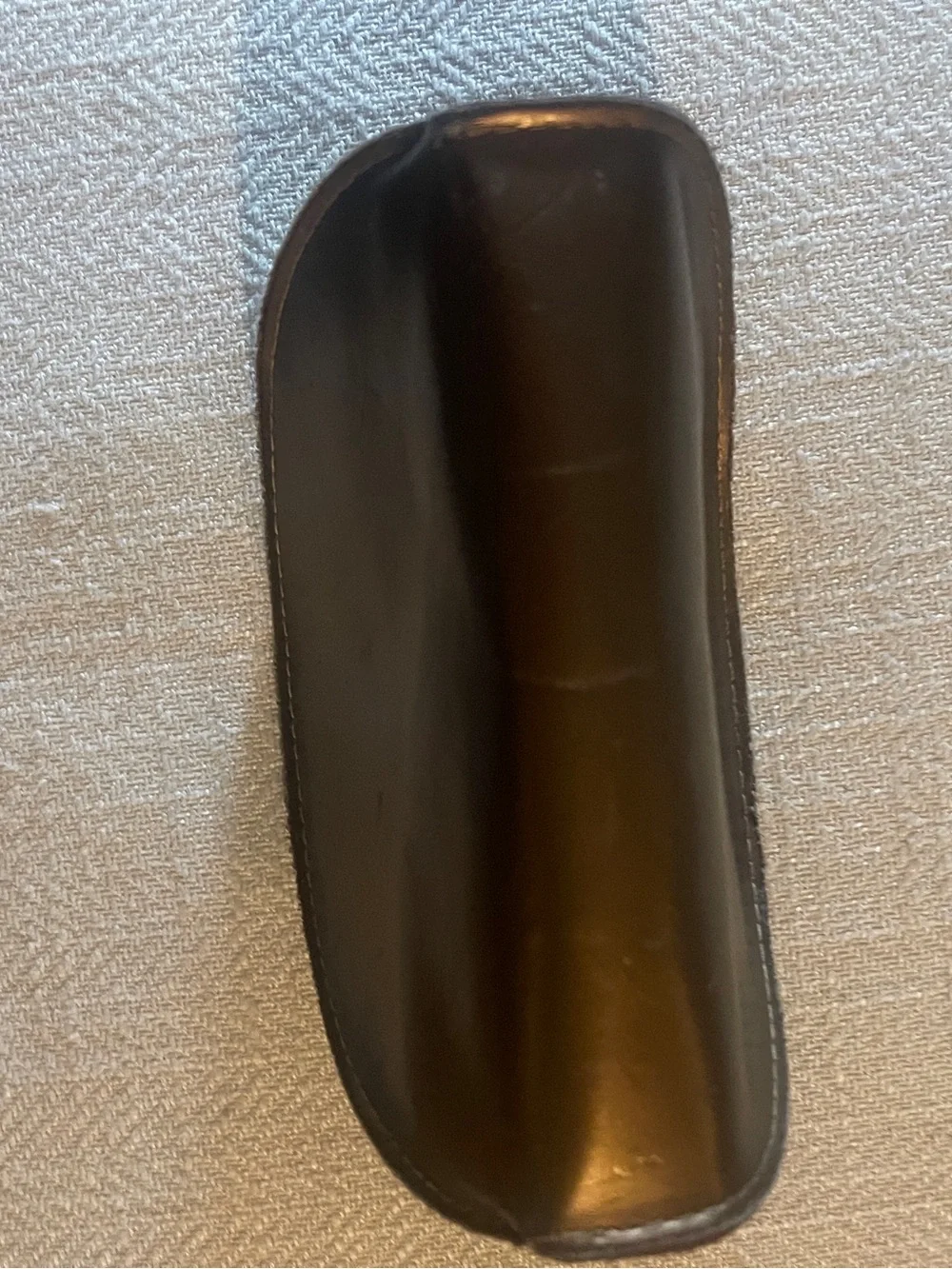 Gucci  Woman or Man's Leather sunglass  Case in Dark Brown fully lined